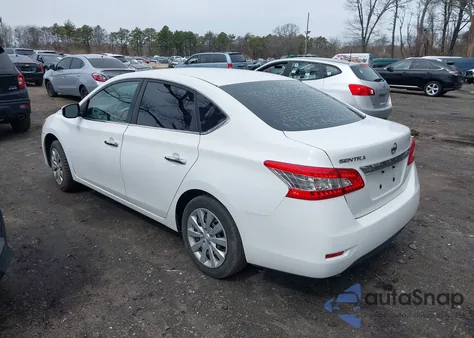2015 Nissan Sentra S from USA, damaged, VIN 3N1AB7AP9FY360811